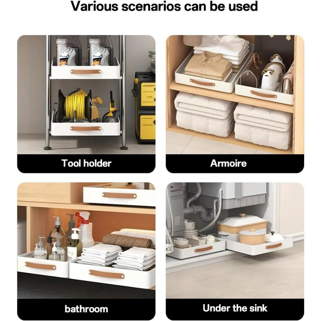 Heavy Duty Pull Out Cabinet Organizer Drawer Storage Shelf V92137