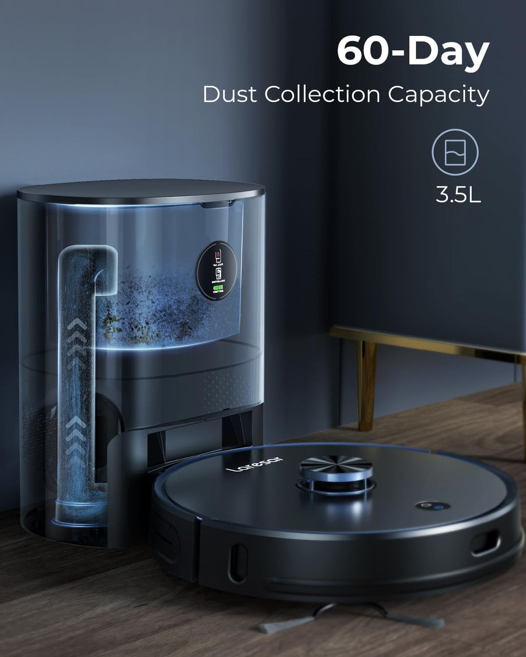 3 in 1 Robot Vacuum and Mop Combo with Self Emptying Station K8842