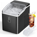 Black Countertop Ice Maker, 26 lb/24h, 9 Cubes in 6-8 Mins, Self-Cleaning B17670