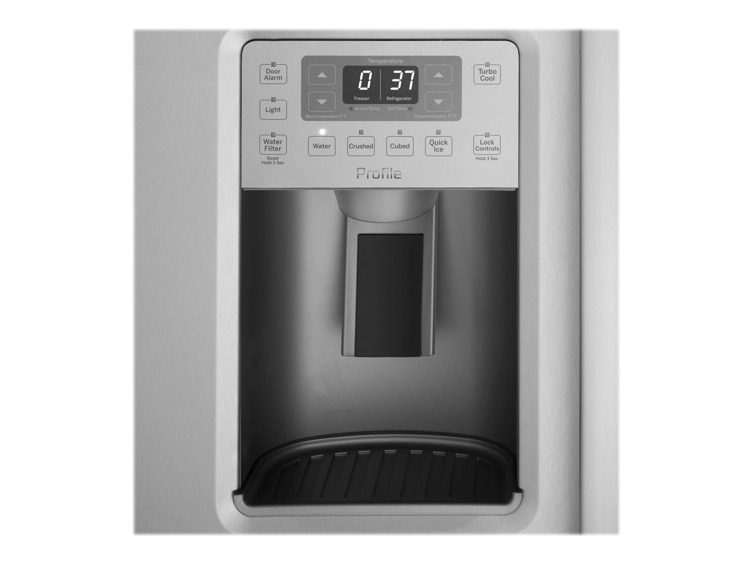 Side-by-side Refrigerator-freezer with Water and Ice Dispenser - 28.4 cu. ft - Stainless Steel M9220