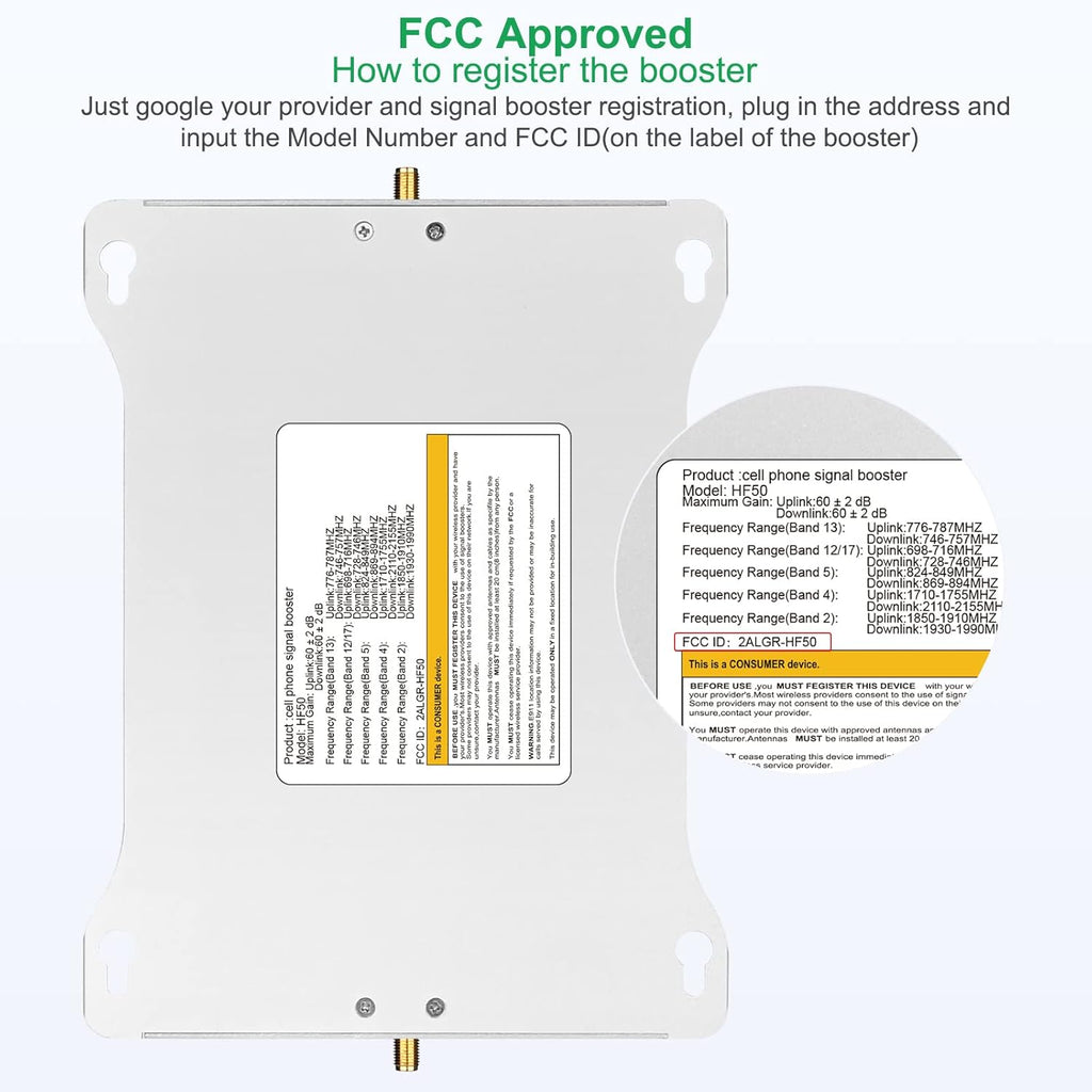 Cell Phone Booster for 4G LTE & 5G up to 6,000 sq ft I662391