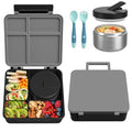 Pink Bento Lunch Box with 8oz Soup Thermo and 4 Compartment L86072