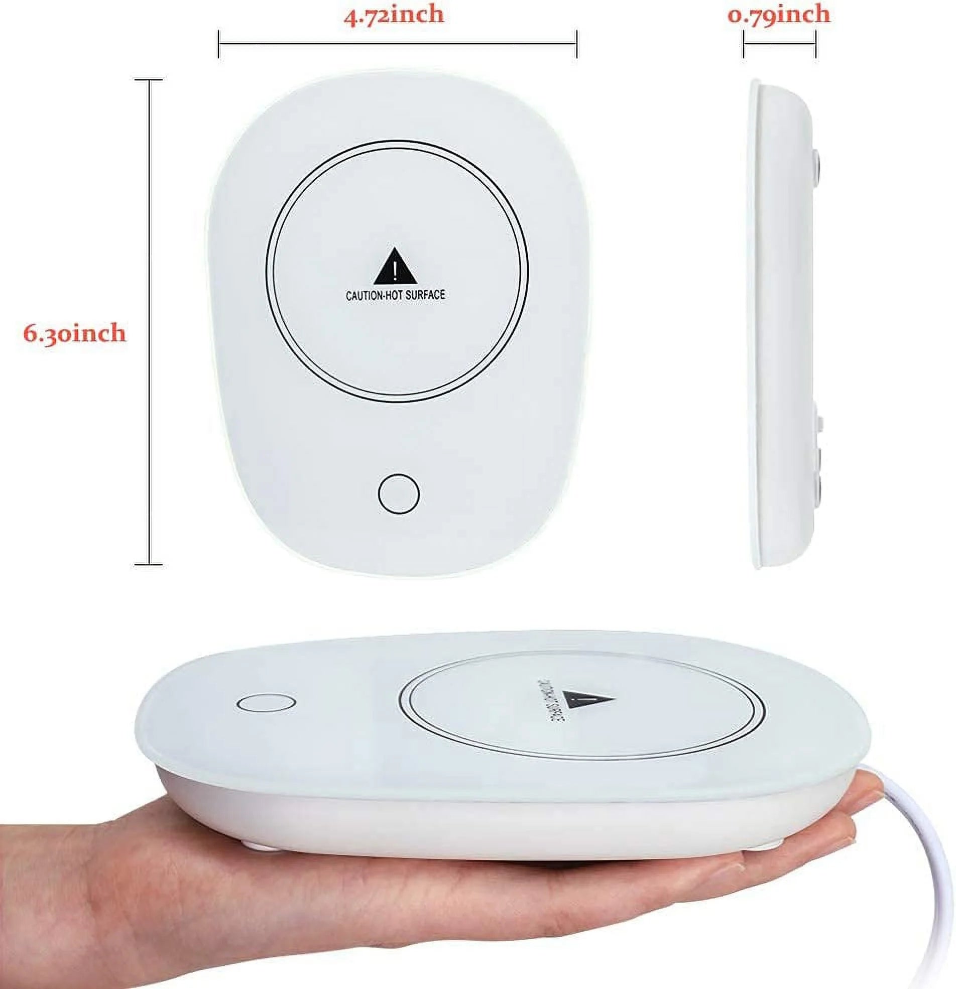 White Touch Screen Coffee Cup Warmer P669408
