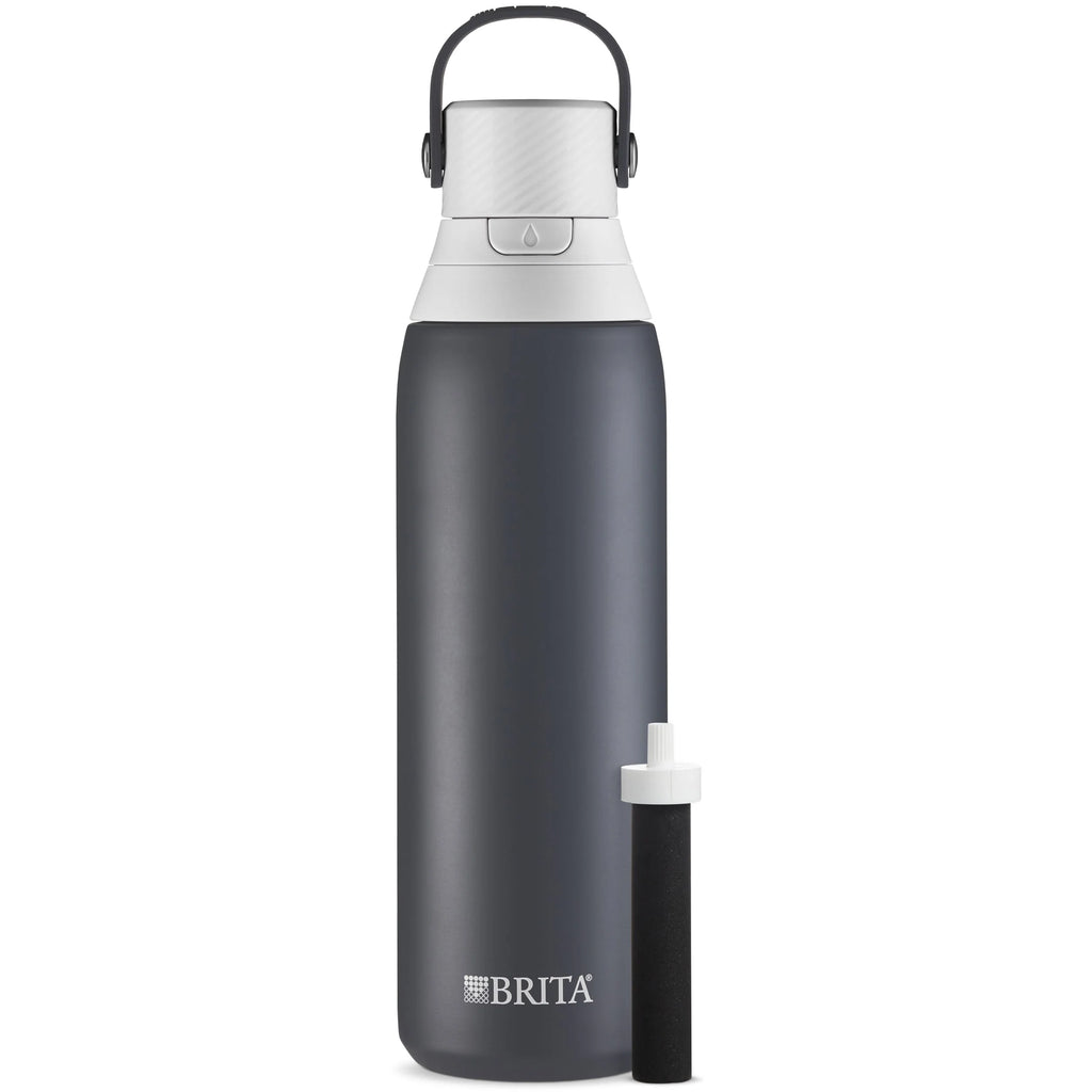 20 oz Stainless Steel Insulated Water Bottle with Straw M399751