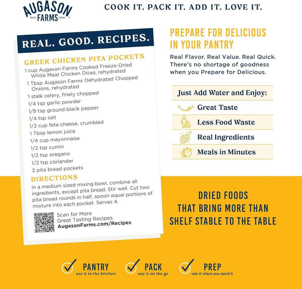 Freeze-Dried White Meat Chicken, 16 oz Z7548