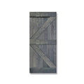 Gray Knotty Pine Wood Interior Sliding Barn Door Slab N559