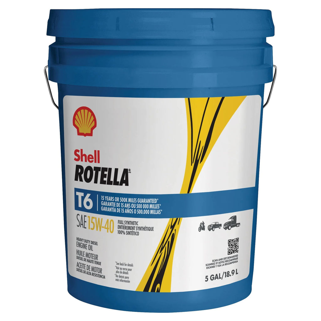 15W-40 Full Synthetic Diesel Engine Oil, 5 Gallon T716611