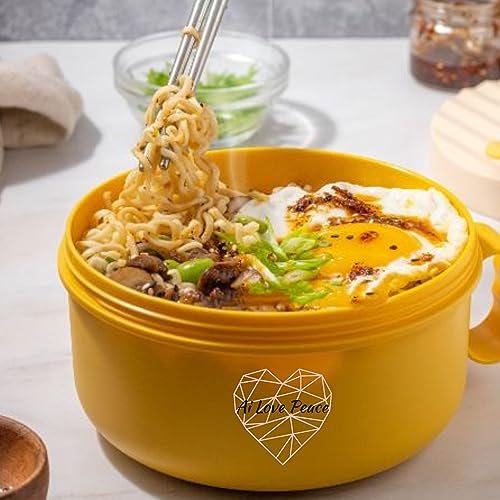 40 oz Microwave Ramen Bowl with Lid C3993