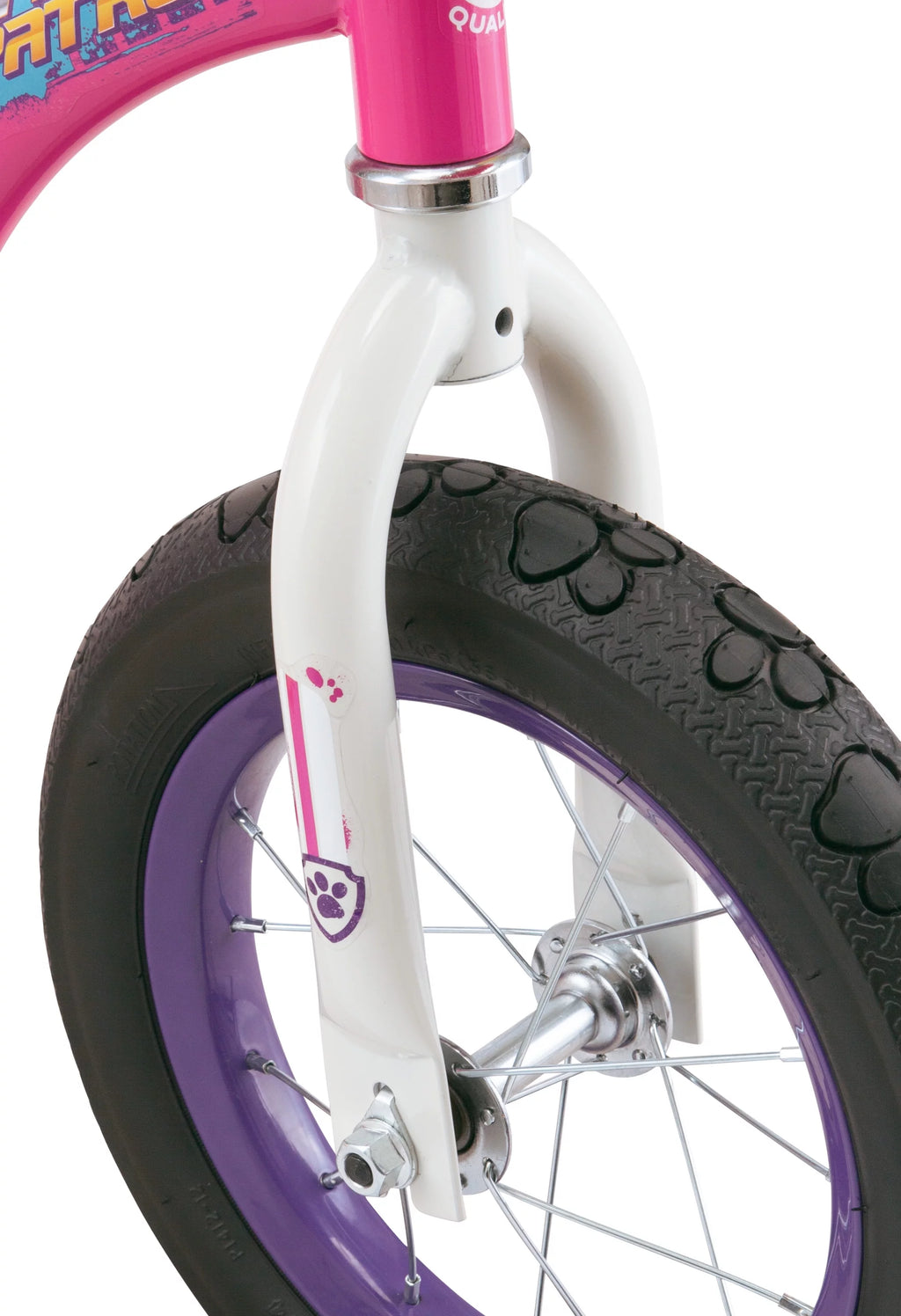 12 inch Magenta Pink Kids Bike S277