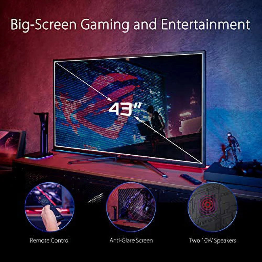 43" 4K HDR Gaming Monitor, 144Hz, G-SYNC Compatible, 1ms G40025