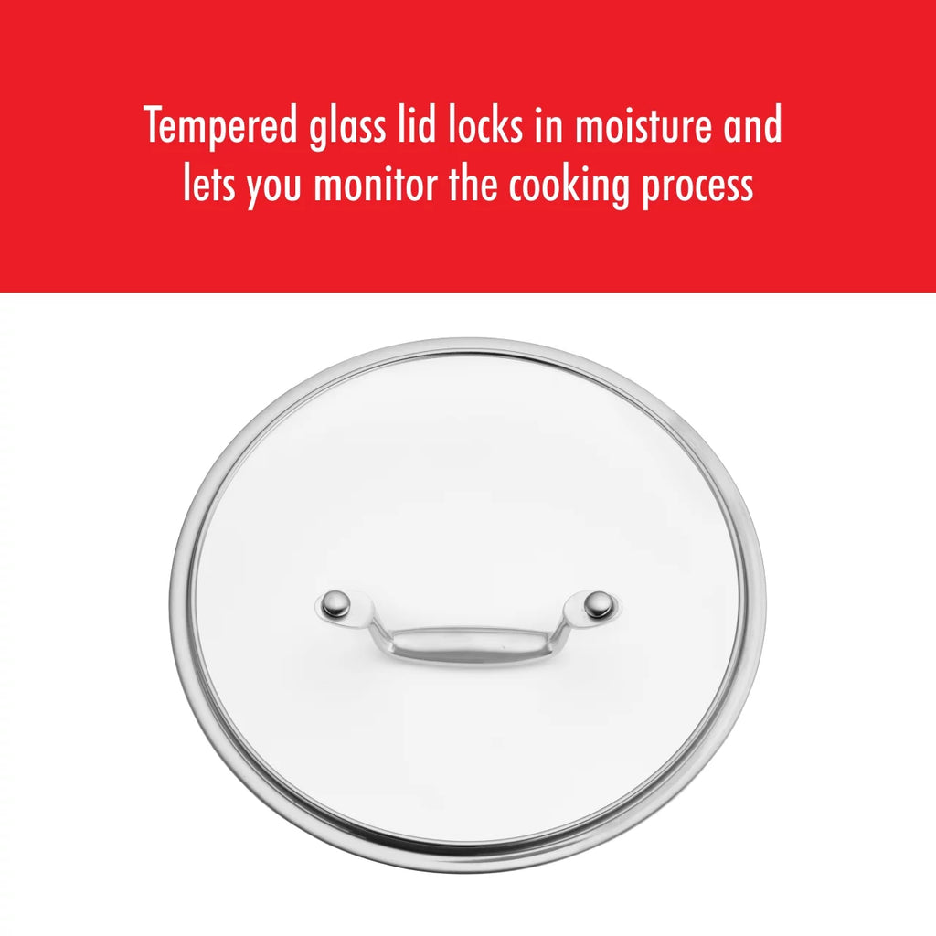 Stainless Steel Ceramic Nonstick Fry Pan with Lid J1620