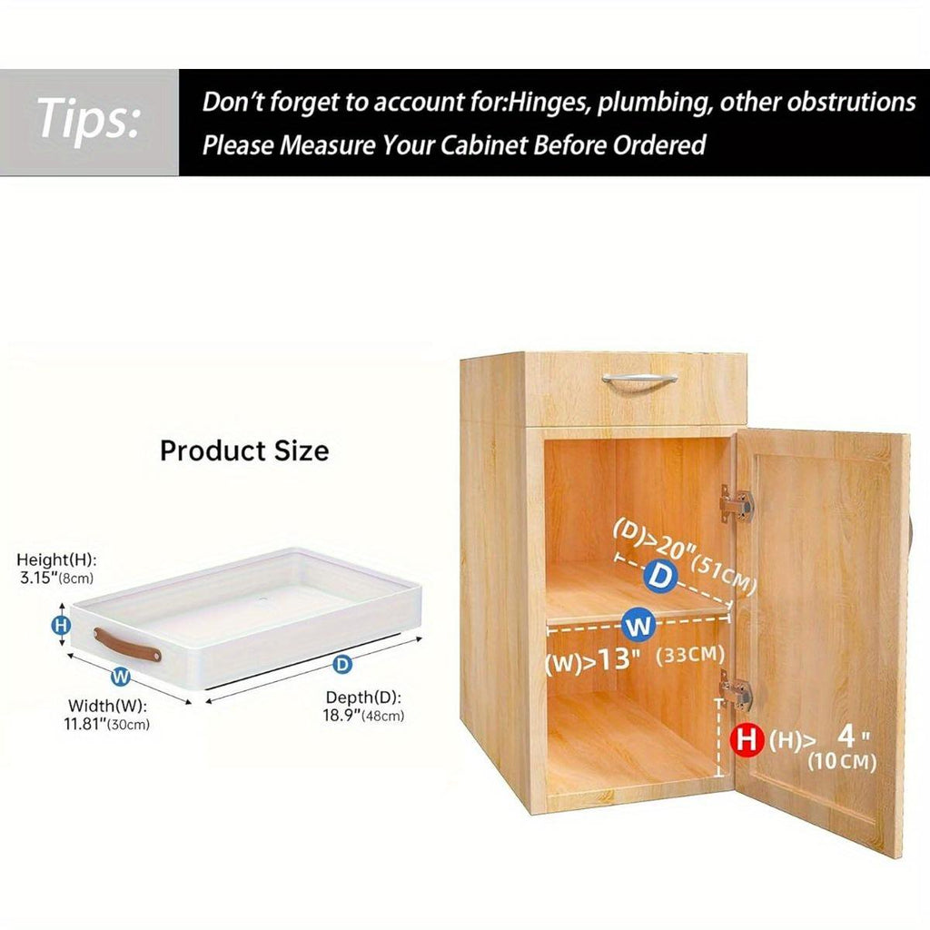 Heavy Duty Pull Out Cabinet Organizer Drawer Storage Shelf V92137
