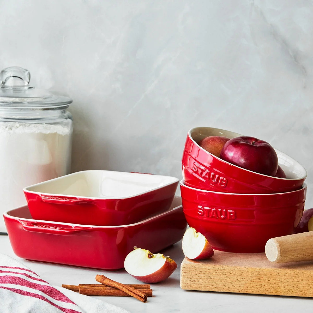 4-Piece Ceramic Baker's Set D75744