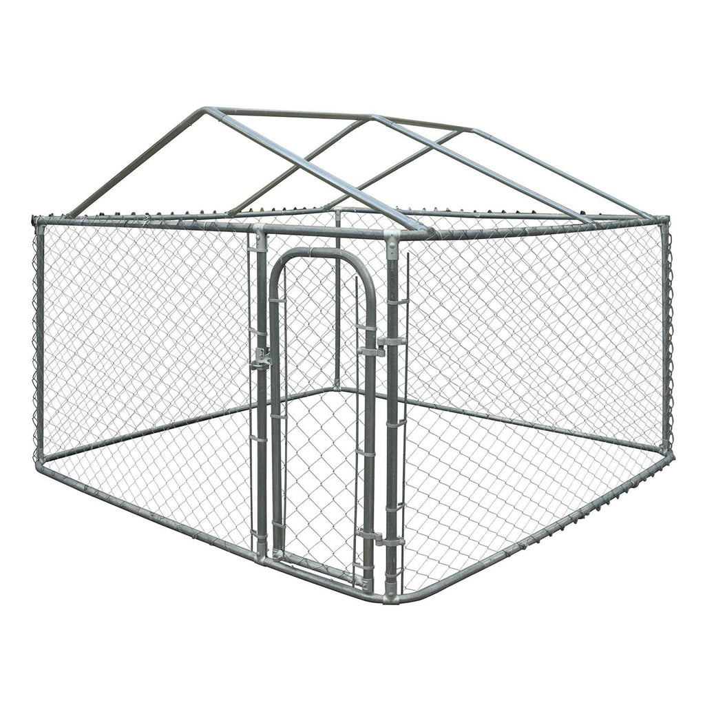 7.5 x 7.5 ft. Galvanized Steel Chain Link Dog Kennel Roof Frame M30063