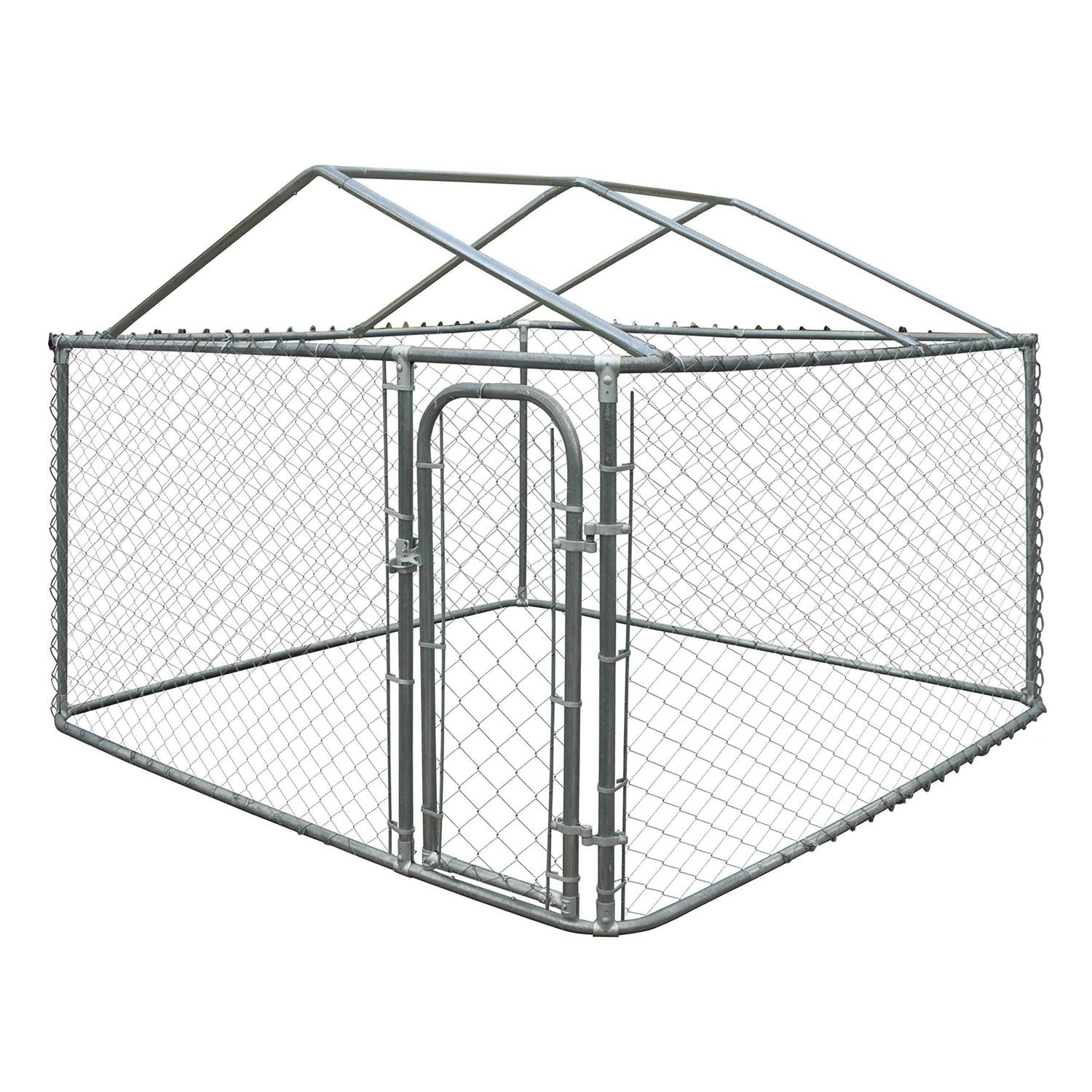 7.5 x 7.5 ft. Galvanized Steel Chain Link Dog Kennel Roof Frame M30063