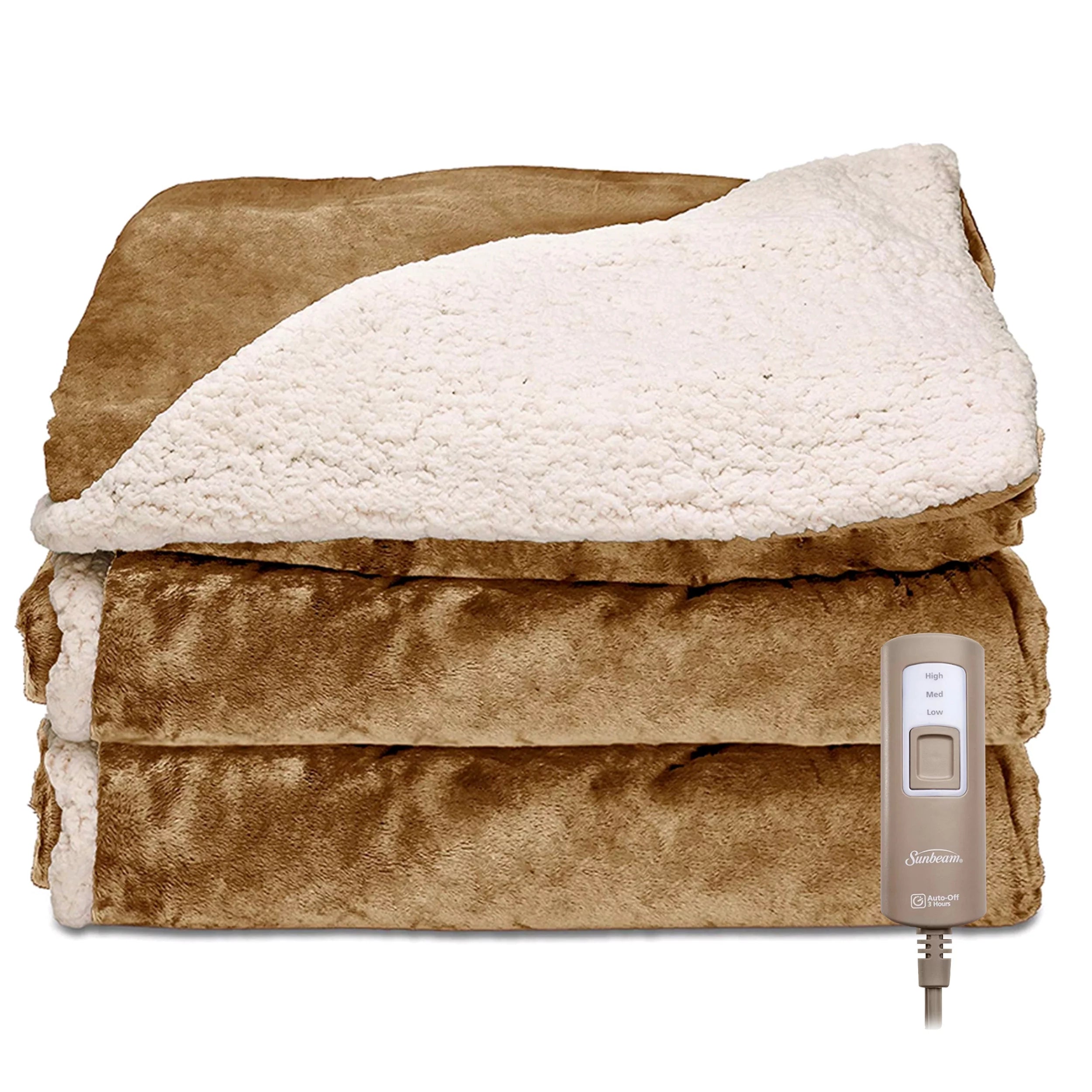 Electric Heated Throw with Push Button Control M74653