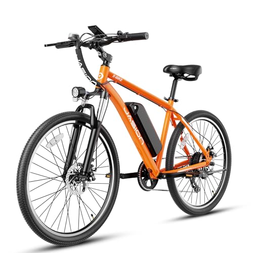 Electric Bike with Peak 500W Motor, 360Wh Removable Battery, 7-Speed, 26" Tires and Front Fork Suspension U77201
