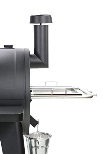820 Square Inches Black Wood Pellet Grill R471477