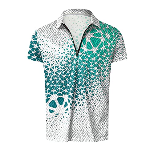 Mens Printed Short Sleeve 2 Piece Outfits Sets W632550