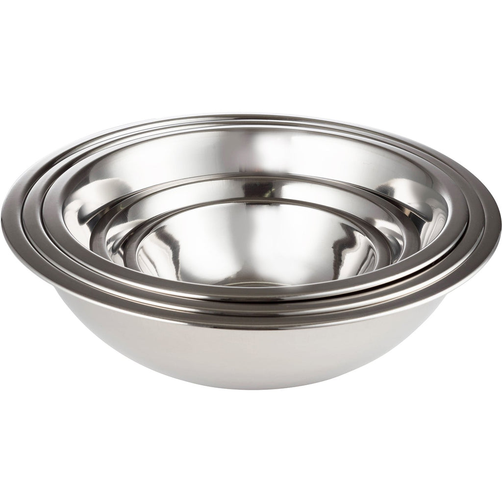 Stainless Steel Mixing Bowls Set of 6 Nesting 3/4-1.5-3-4-5-8 Quarts H6856