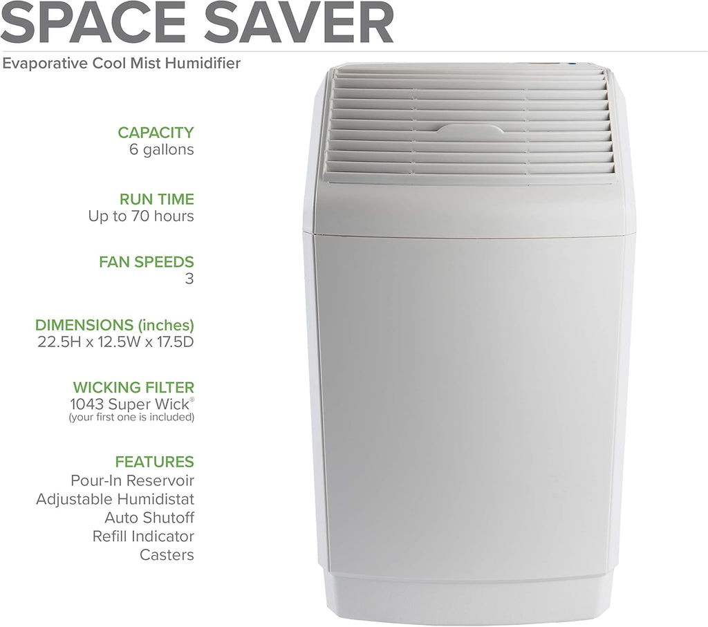 White Evaporative Humidifier E375