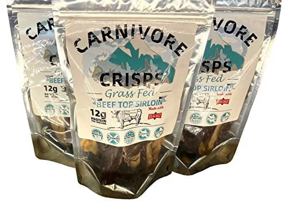 Beef Top Sirloin Crisps, (3) 1.5 oz Bag E5453