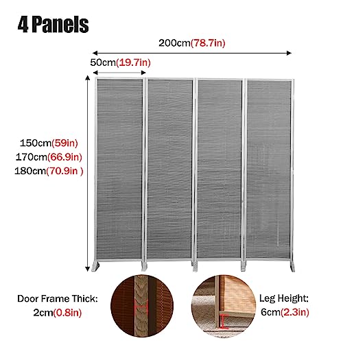 4 Panel Folding Room Divider Screen G9805