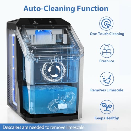 Silver Nugget Ice Maker Countertop, 55lbs/Day, Self-Cleaning F878239