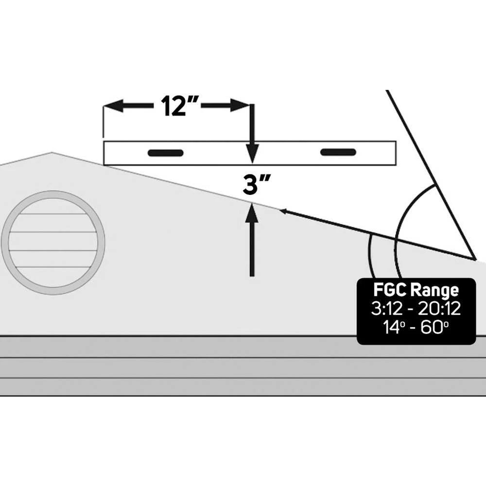 22-1/2 in. x 30-1/2 in. Fixed Self-Flashing Skylight with Tempered Low-E3 Glass I551874