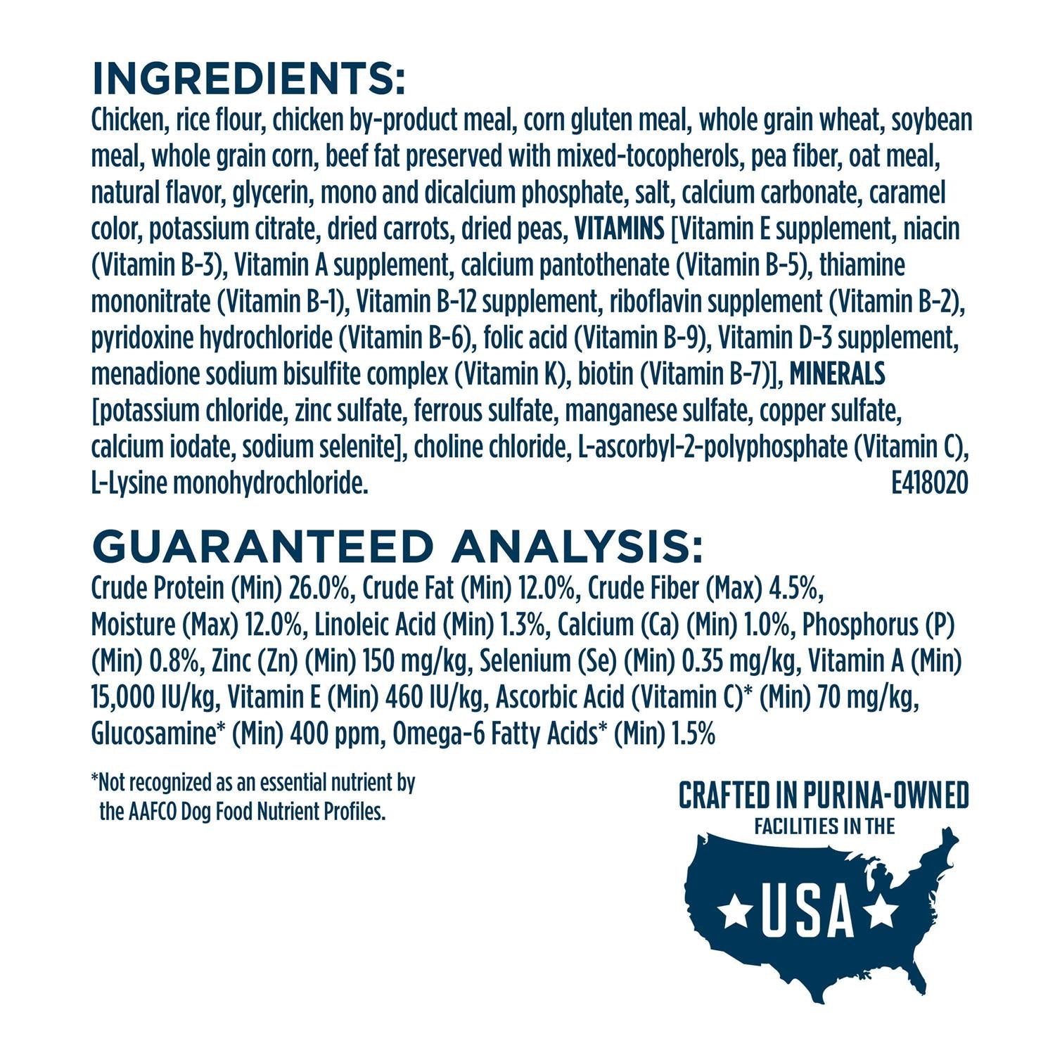 Large Breed Formula Adult Dry Dog Food P3038