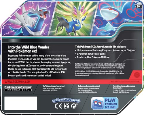 5 Packs Pokemon TCG Tin U760583