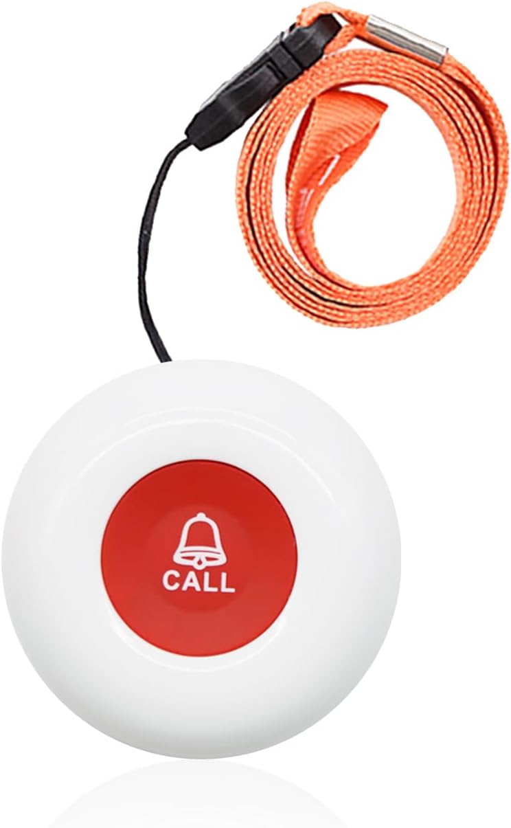 Wireless SOS Call Button Vibration Pager Nurse Calling Alert System R3227