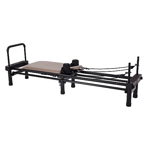Gray Pilates Reformer Workout Machine D510