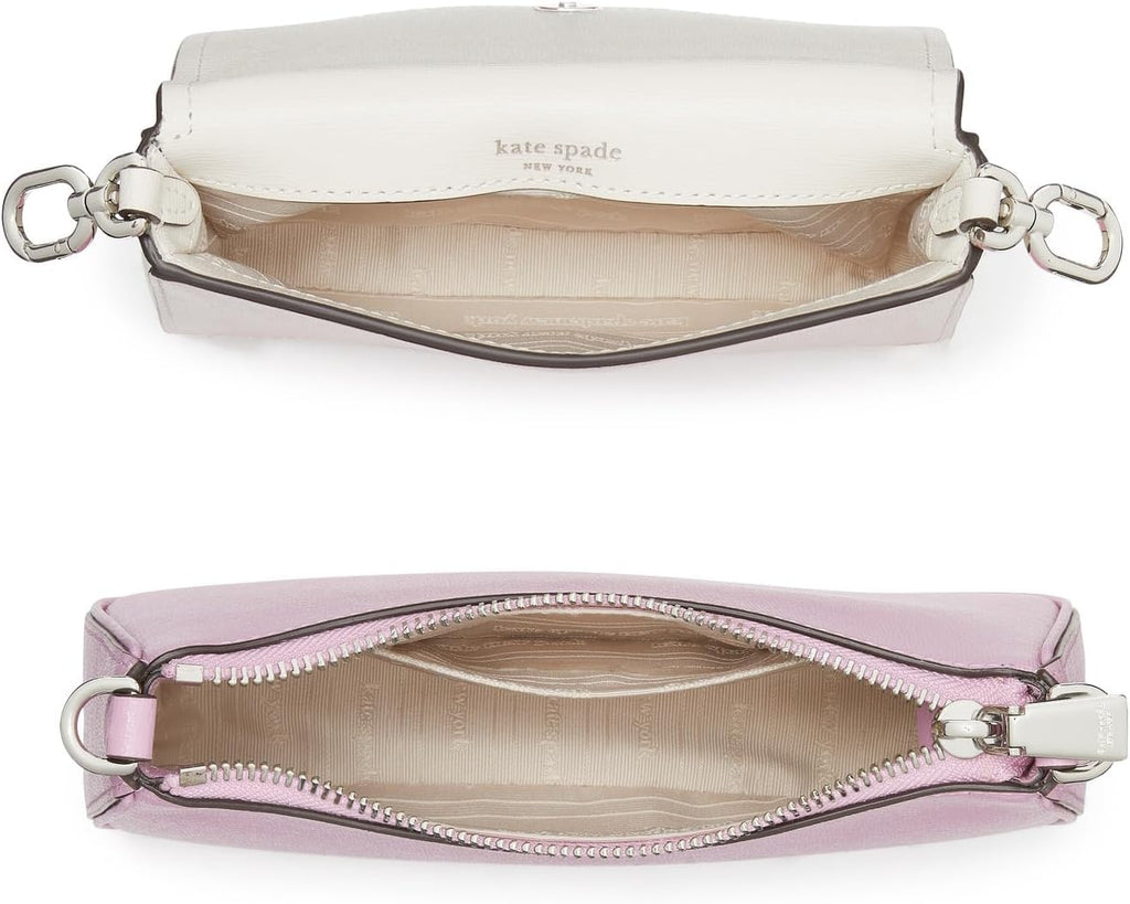 Colorblocked Saffiano Leather Double Up Crossbody H163830