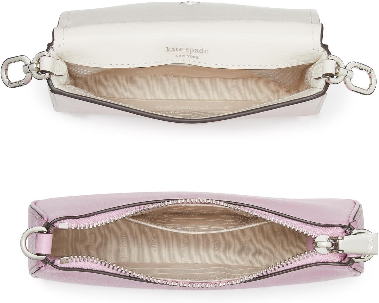Colorblocked Saffiano Leather Double Up Crossbody H163830