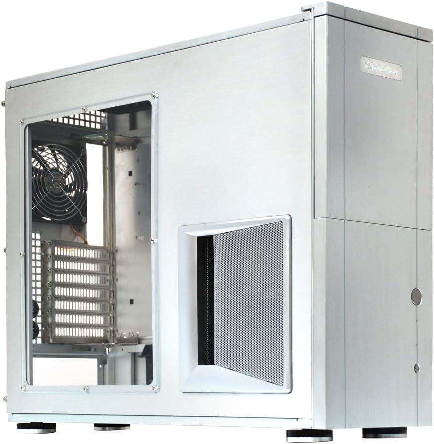 Silver Aluminum ATX Full Tower Computer Case R25160