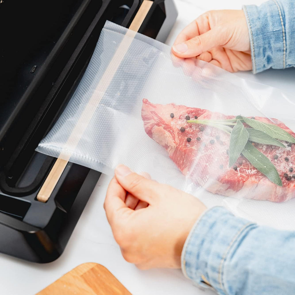 8 Inch x 50 Foot Vacuum Sealer Bags, Pack of 2 T5858