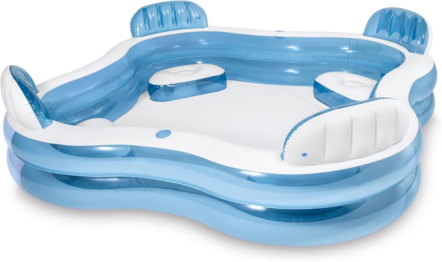 Inflatable Swimming Pool with 4 Built-in Seats T442