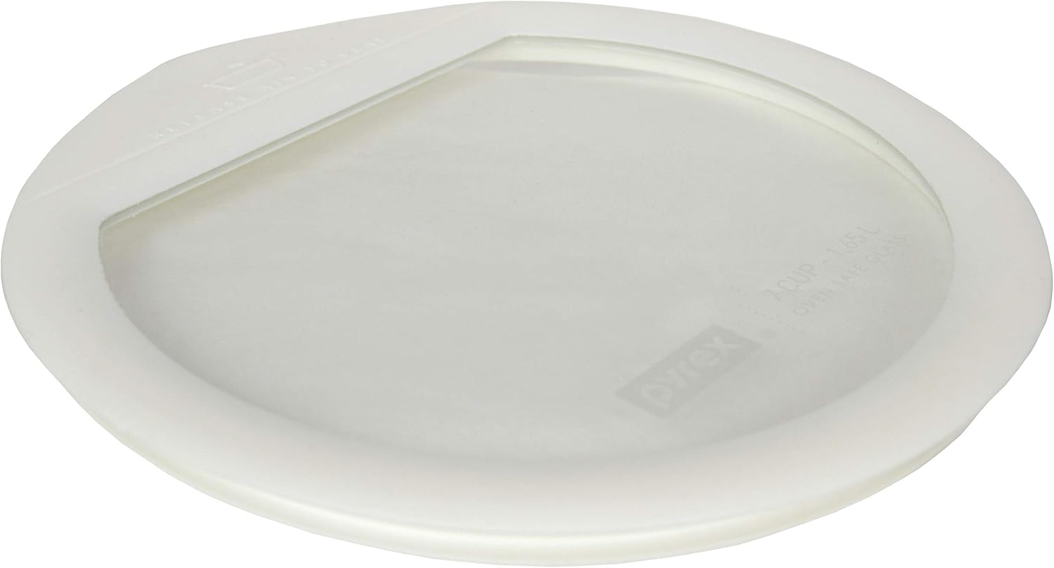 7-Cup White Silicone Glass Food Storage Replacement Lid V24960