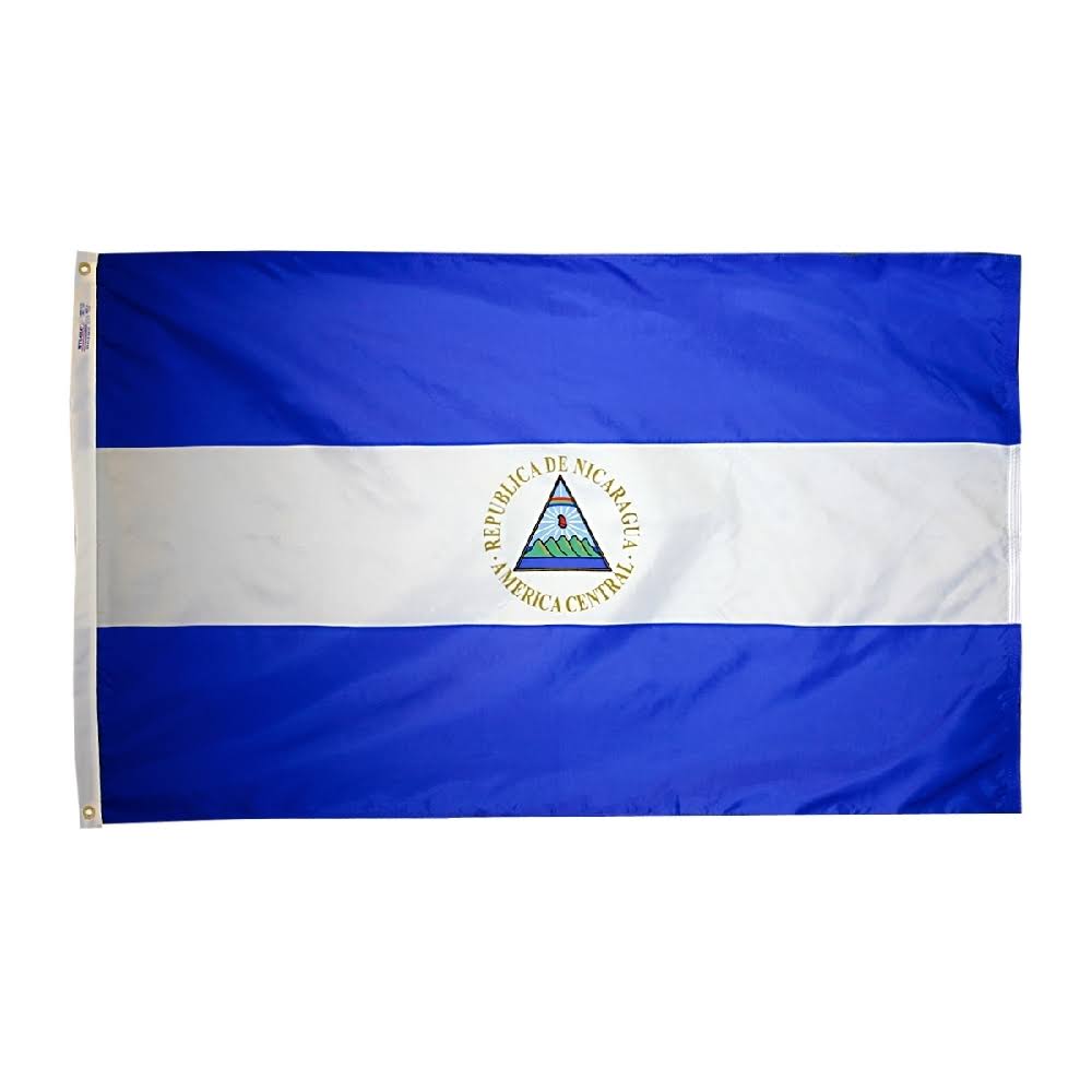 5 x 8 ft Nylon Nicaragua Flag V9550