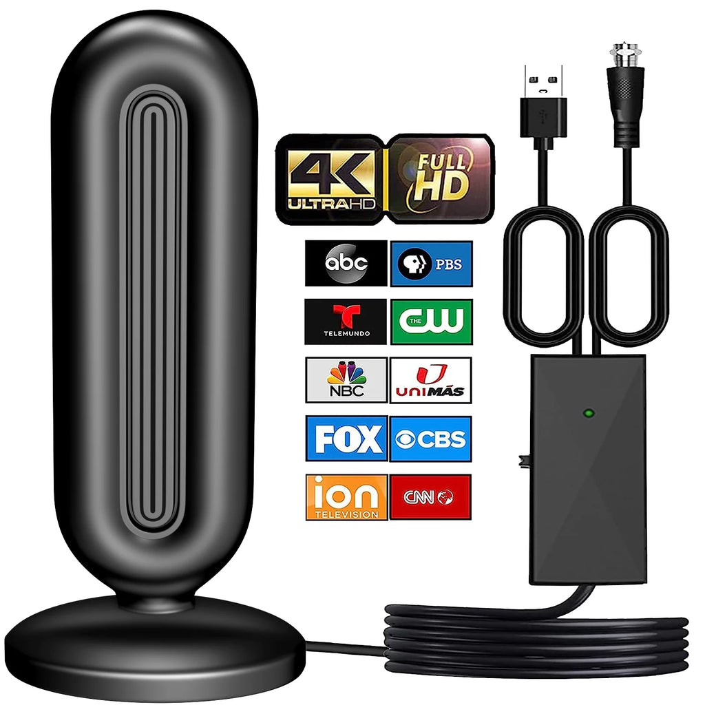 HD TV Antenna with Amplifer Signal Booster and 18 FT Coaxial Cable G144017