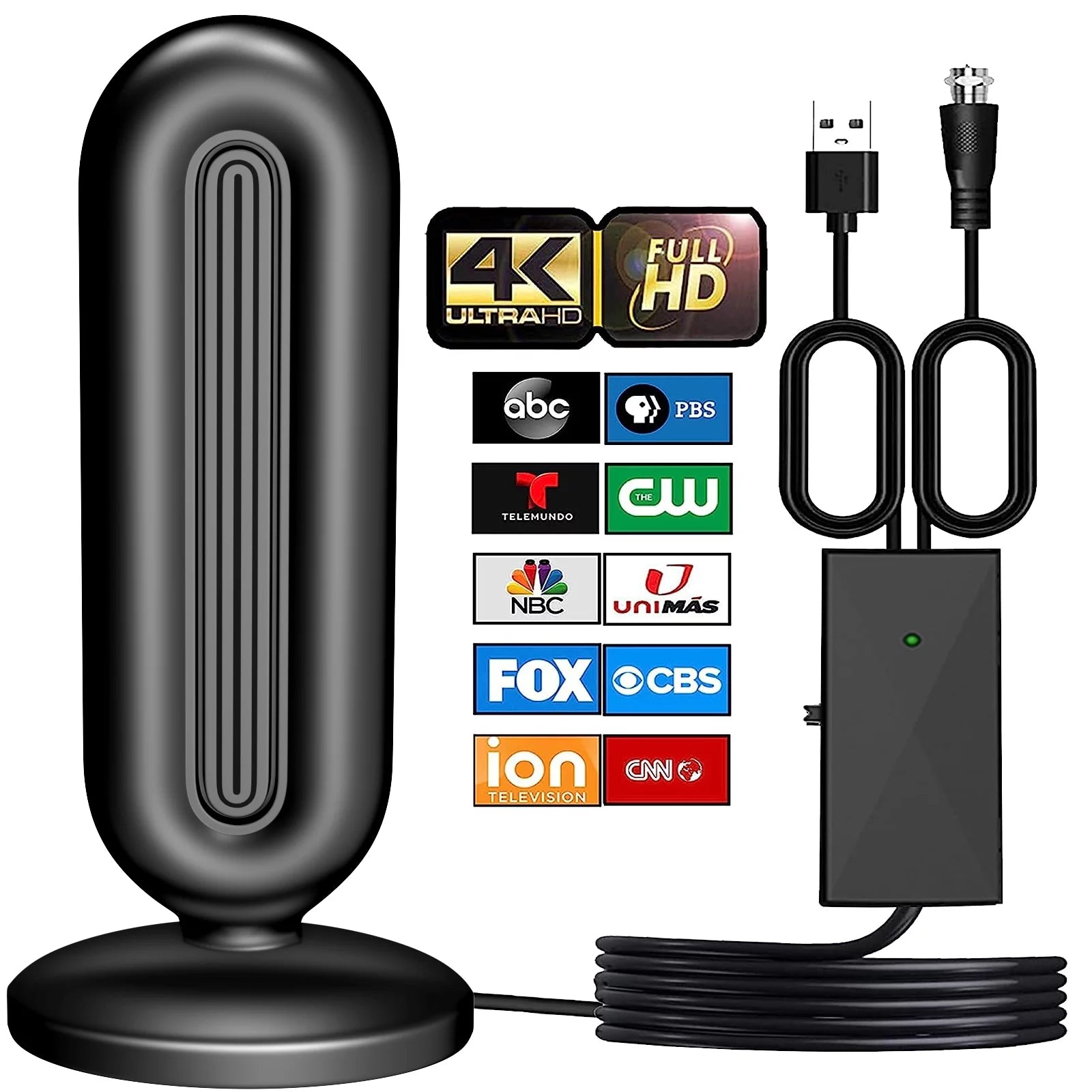 HD TV Antenna with Amplifer Signal Booster and 18 FT Coaxial Cable G144017