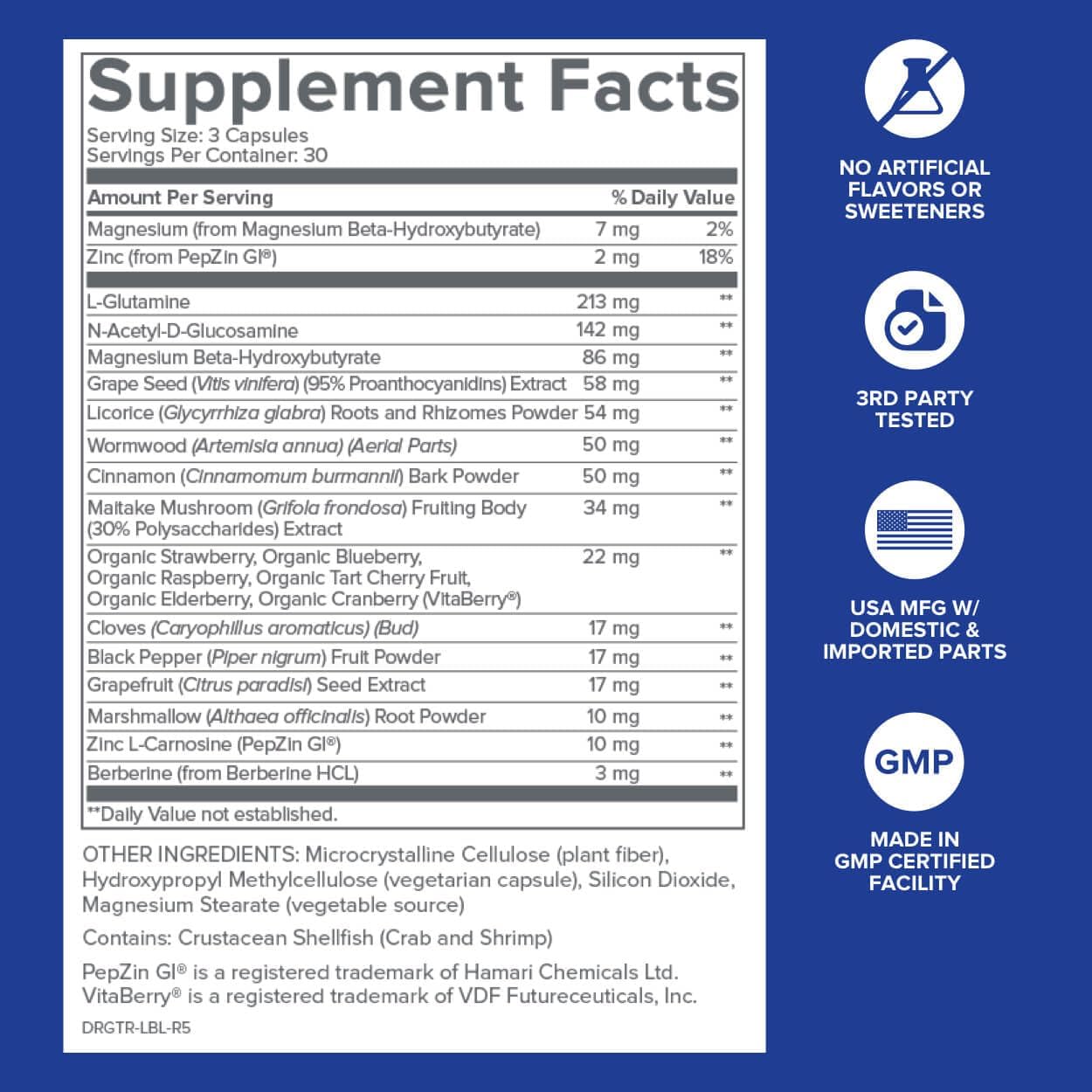 90 Capsules Gut Health Supplement Z318