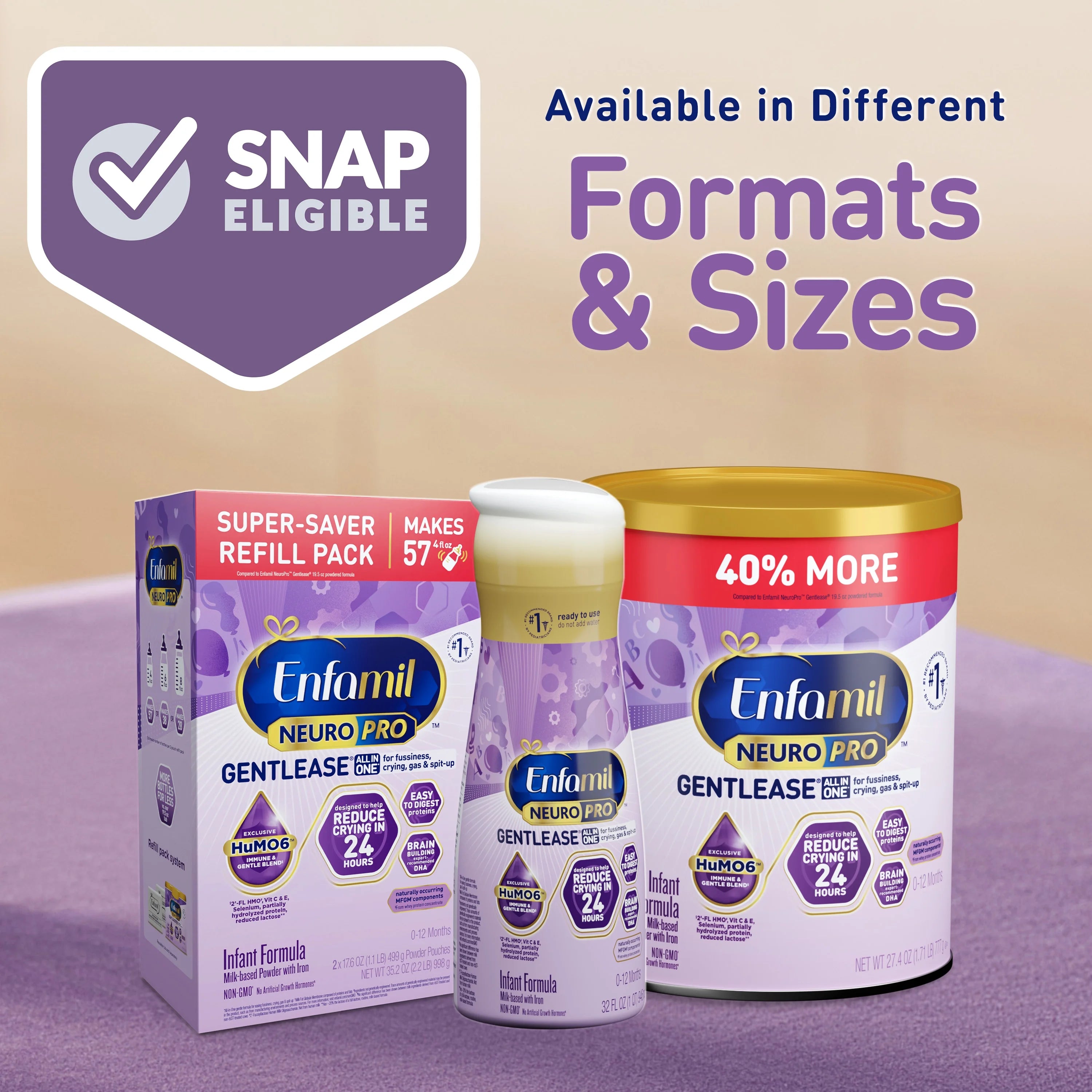 30.4 Oz Baby Formula, 4 Boxes D5515