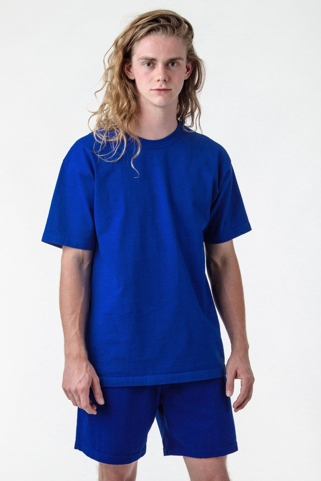 1203GD - Short Sleeve Binding Garment Dye T-Shirt