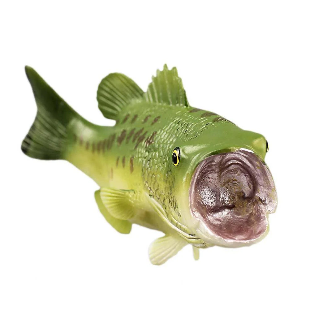 Plastic Realistic Largemouth Bass Toys (Green) I718865