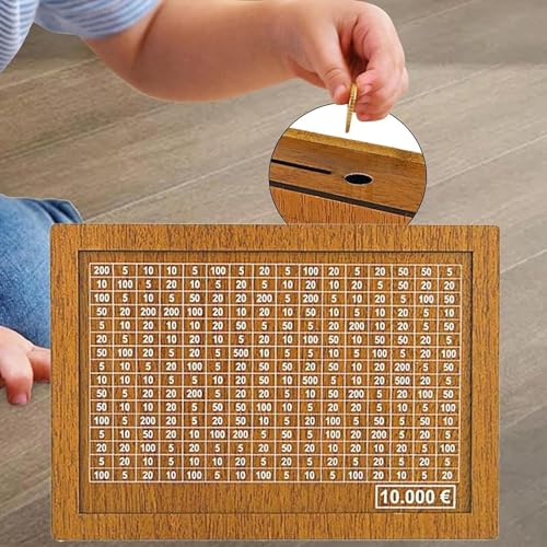 Wooden Money Box Piggy Bank S380