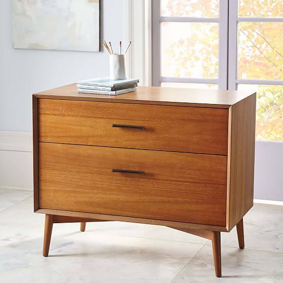 Mid-Century Lateral File Cabinet M433