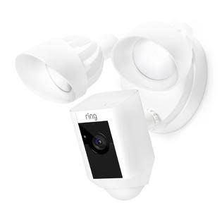 White Outdoor Wi-Fi Cam with Motion Activated Floodlight M39800