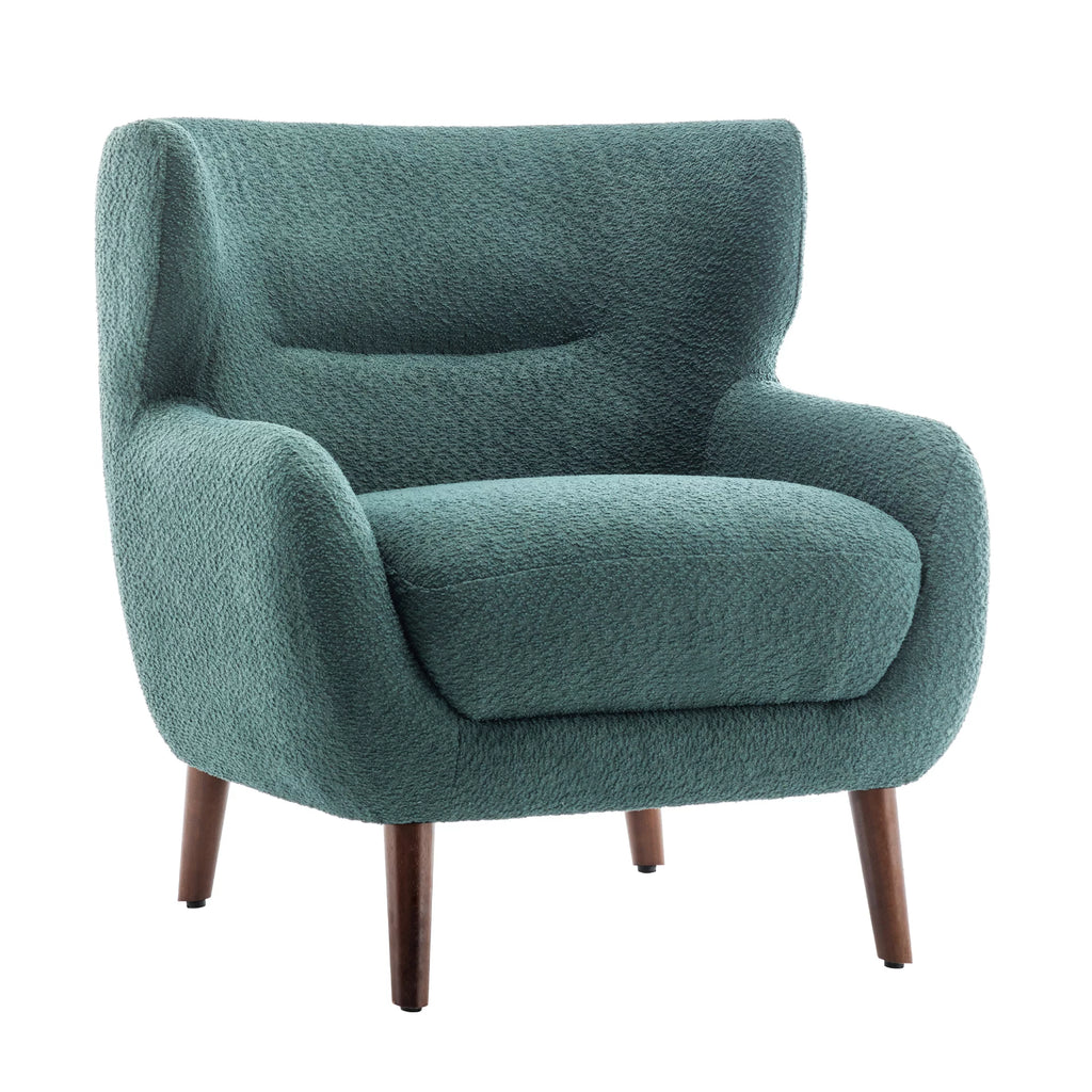 Green Tufted Wingback Armchair S7975